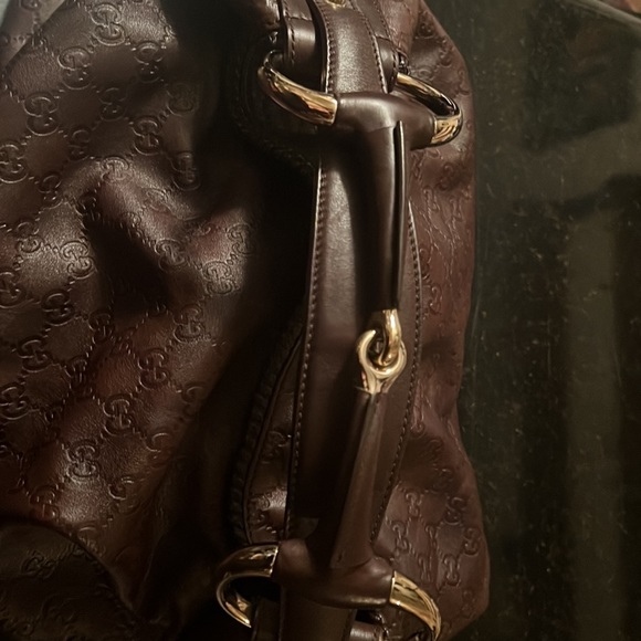 Gucci leather hobo bag and matching wallet - Picture 11 of 14